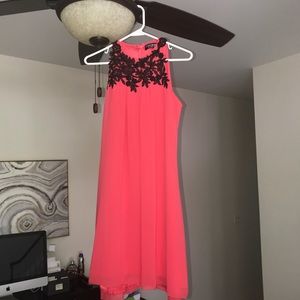 Coral dress
